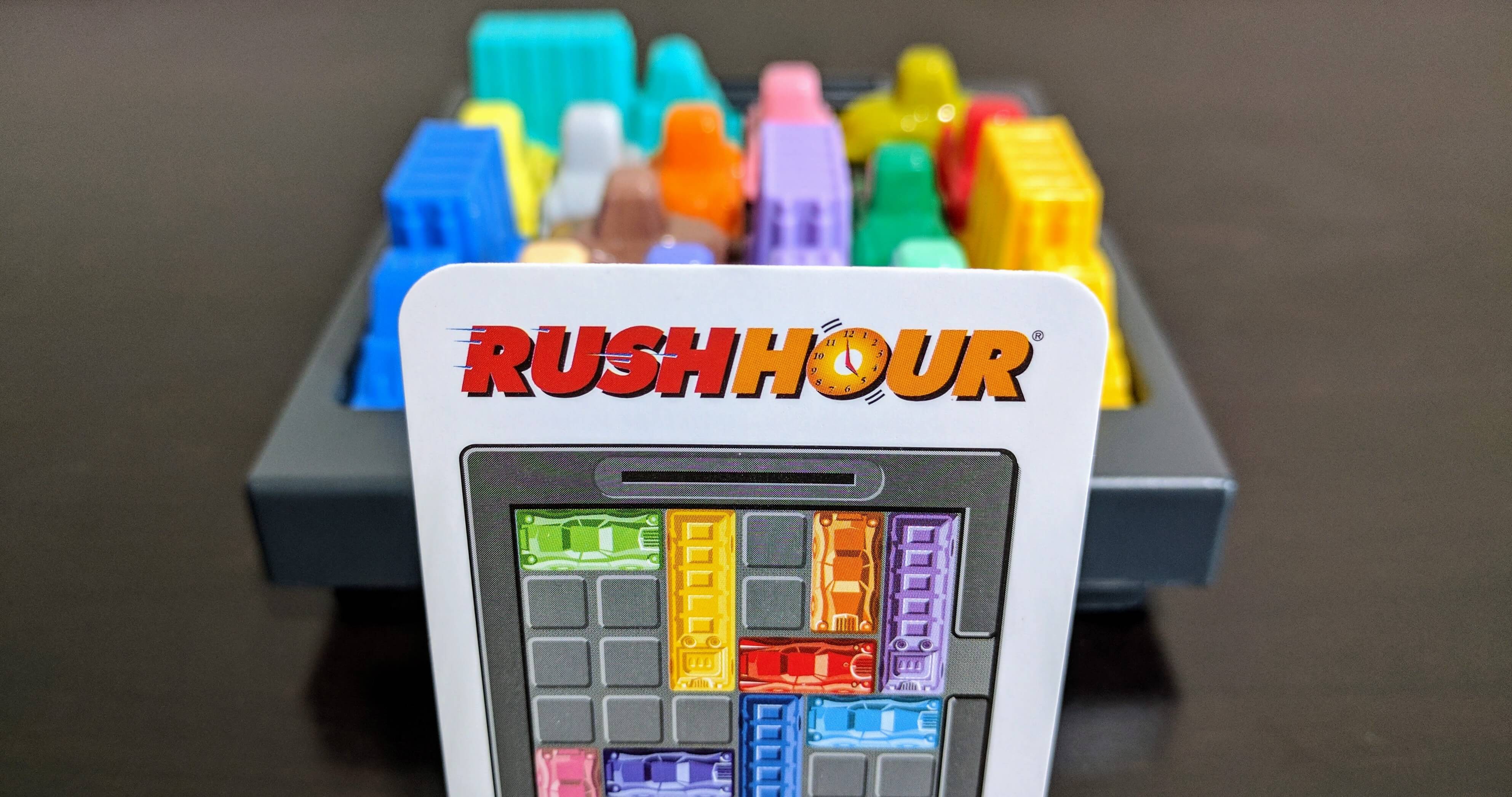 A Gravity Maze game, left, and Rush Hour game, from ThinkFun, are  displayed at the 2023 Toy Fair, in New York's Javits Center, Monday, Oct.  2, 2023. While still in its early