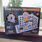 Image showing the outside box of Snap Circuits 3D Illumination electronics building set by Elenco